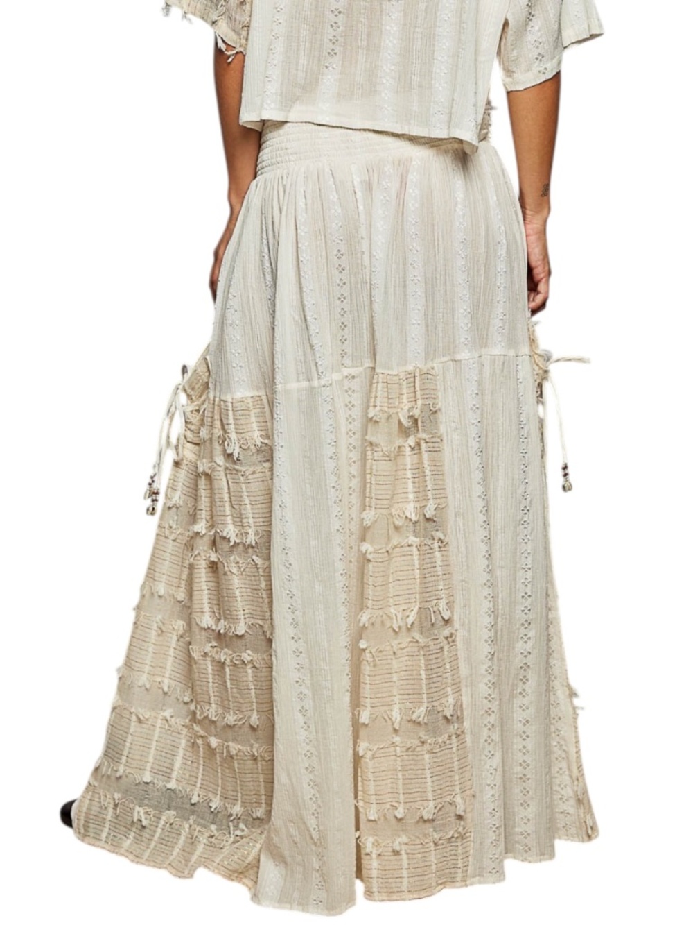 NEW POL FLOWY WIDE LEG BEACH PANTS BOHO WOMEN'S SIZE S M L - Picture 3 of 3